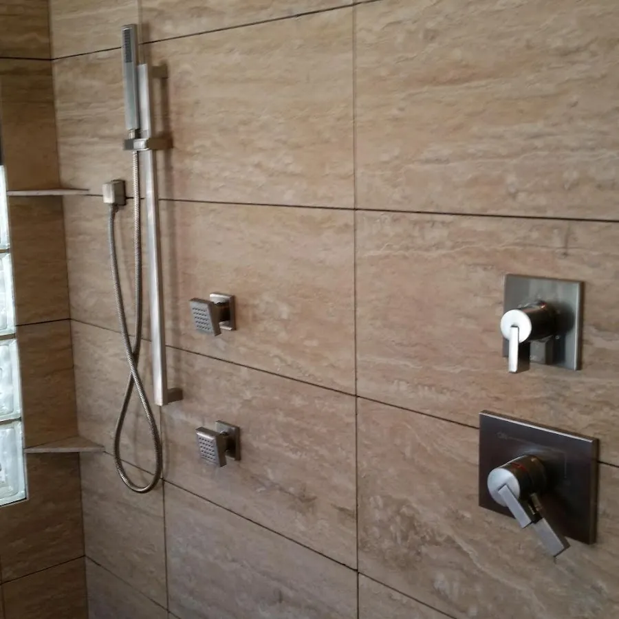 Shower fixture installation for Water Heater Replacement in Mattoon